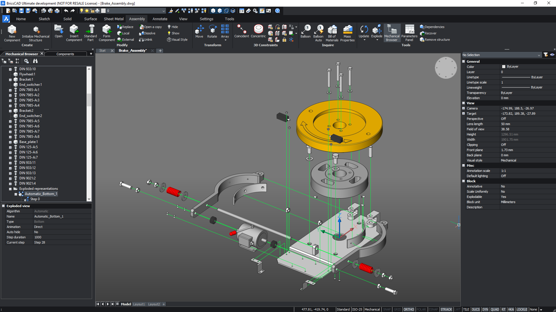 3d tool palette in autocad mechanical